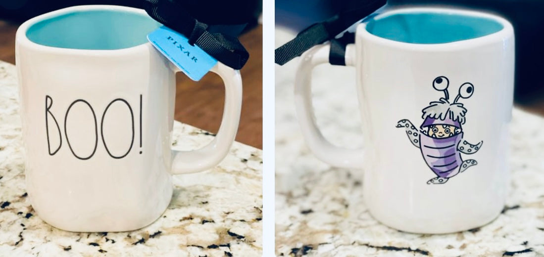 New Rae Dunn ceramic Pixar Monsters Inc. coffee mug BOO!