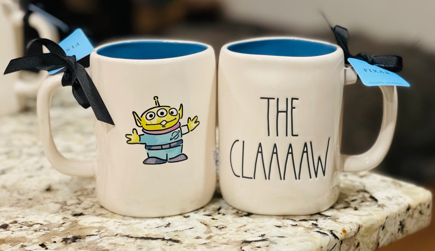 New Rae Dunn ceramic Pixar Toy Story Movie collection THE CLAAW mug
