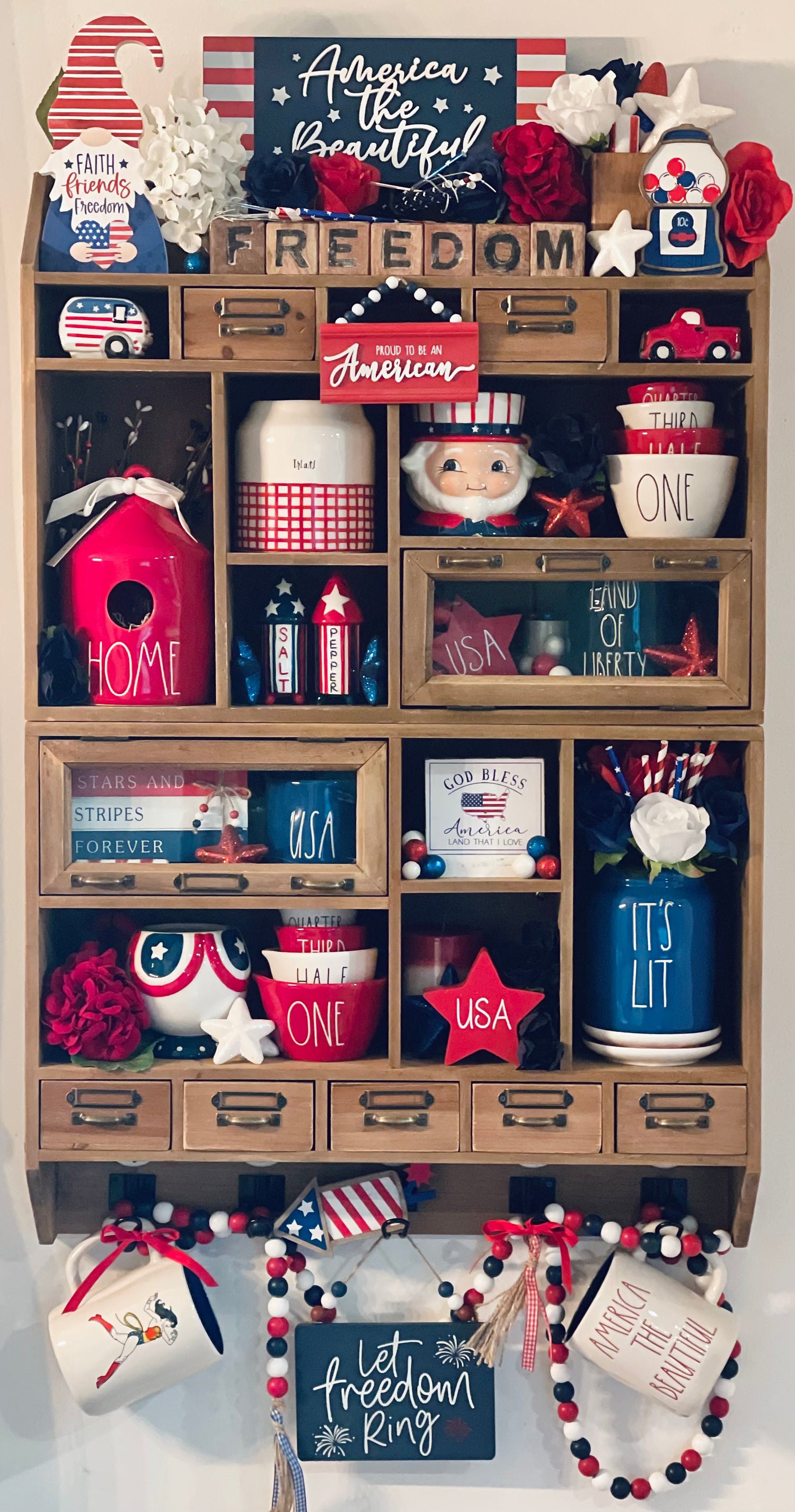 Rae Dunn Americana, July 4th Home Decor