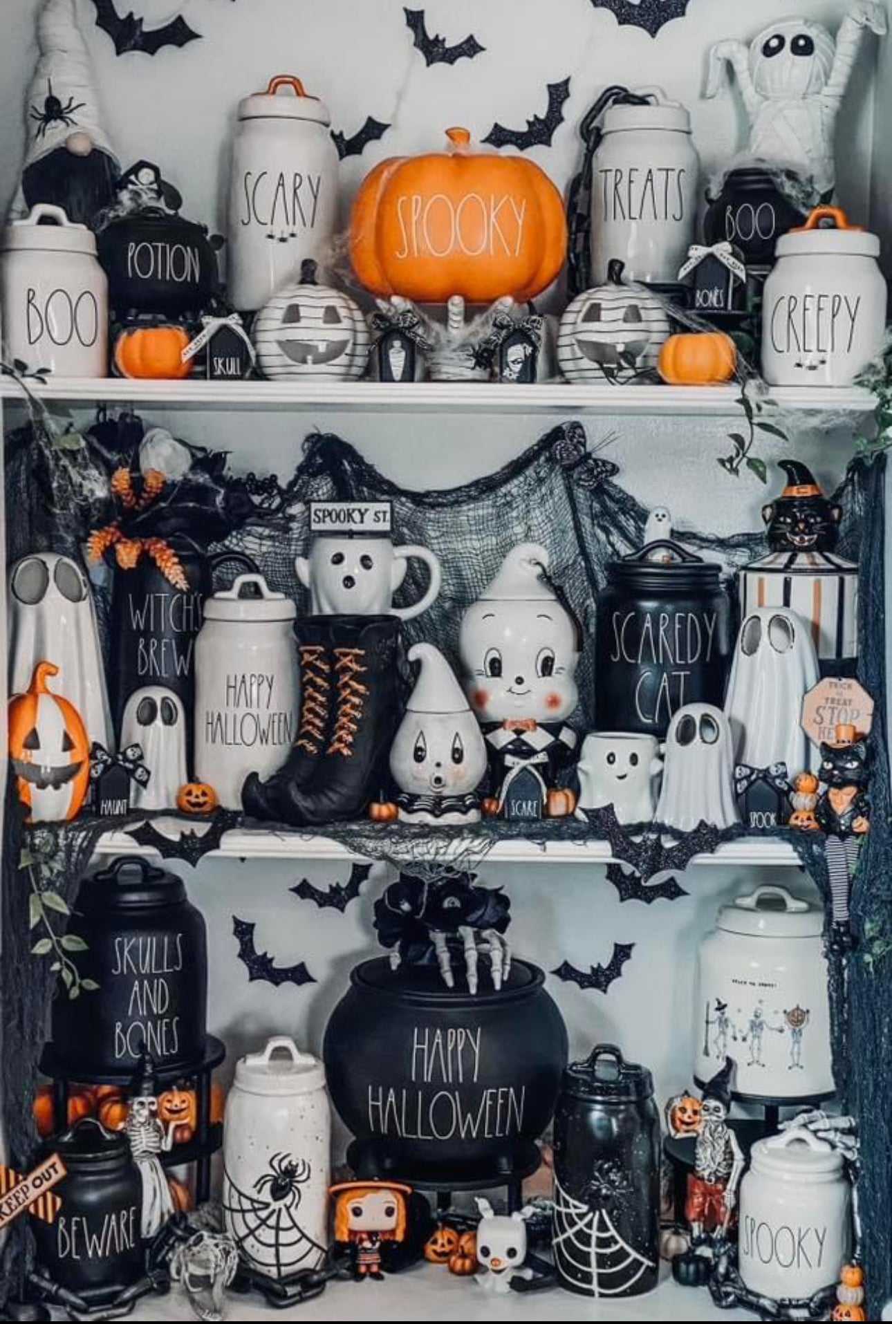 Rae Dunn Halloween Decor