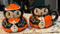 New Joanna Parker ceramic bat Halloween cream and sugar set