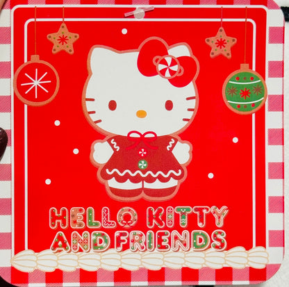 New Hello Kitty white Christmas snow kitty large pillow 18x21