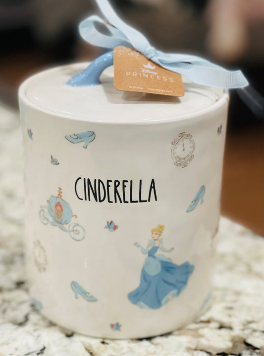 New Rae Dunn x Disney’s Cinderella 5” canister decor