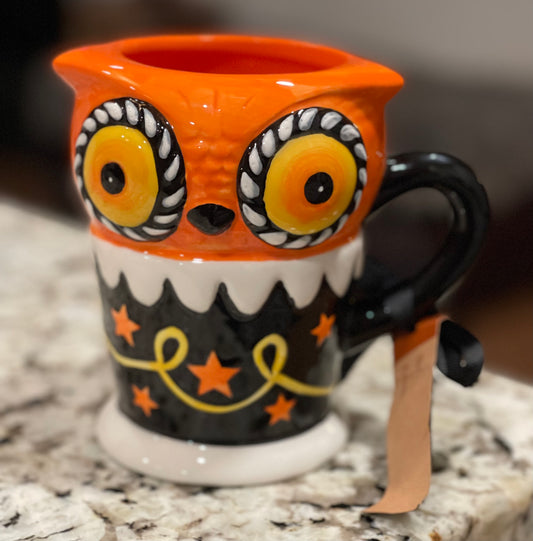 New Joanna Parker Owl 🦉 Halloween mug decor