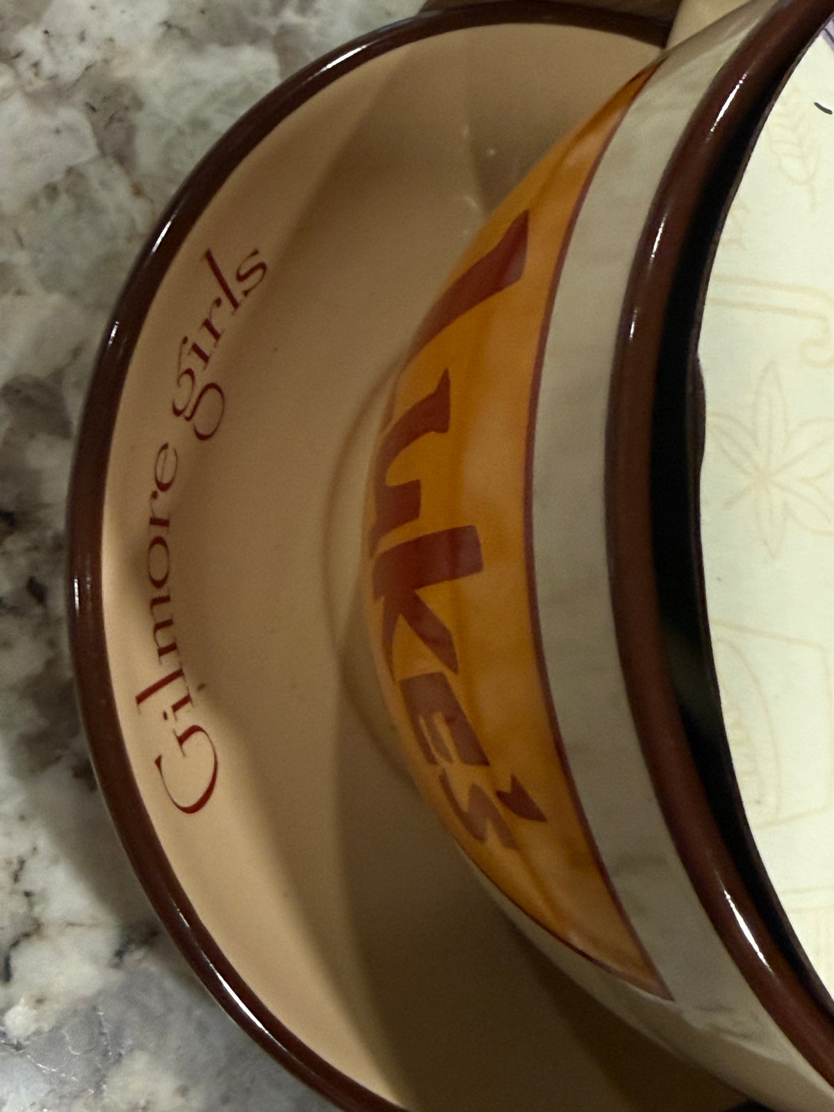 New ceramic oversized 22oz Gilmore Girls teacup and saucer set
