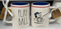 New Rae Dunn x Peanuts ceramic Snoopy coffee mug PLAY BALL