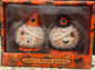New Joanna Parker ceramic Halloween mummy salt and pepper shaker set