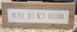 Rae Dunn white wood sign decor 14x2x5 PLEASE DO NOT DISTURB