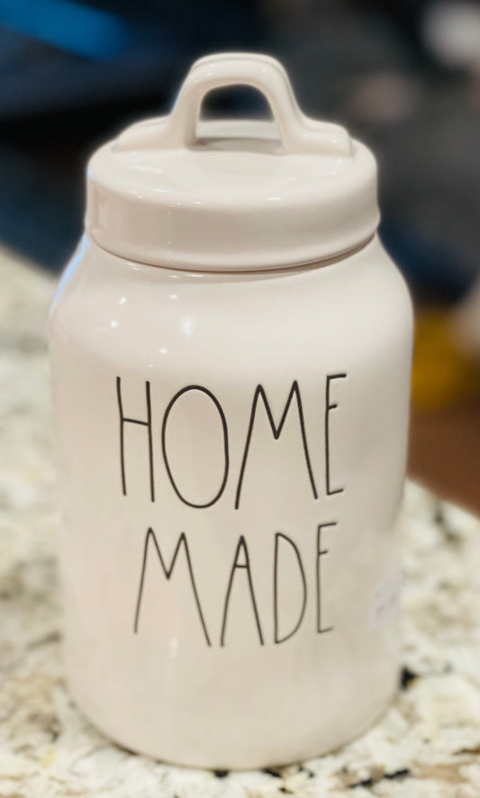 New Rae Dunn white ceramic HOMEMADE canister