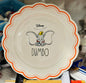 New Rae Dunn x Disney’s DUMBO orange trimmed dessert plate