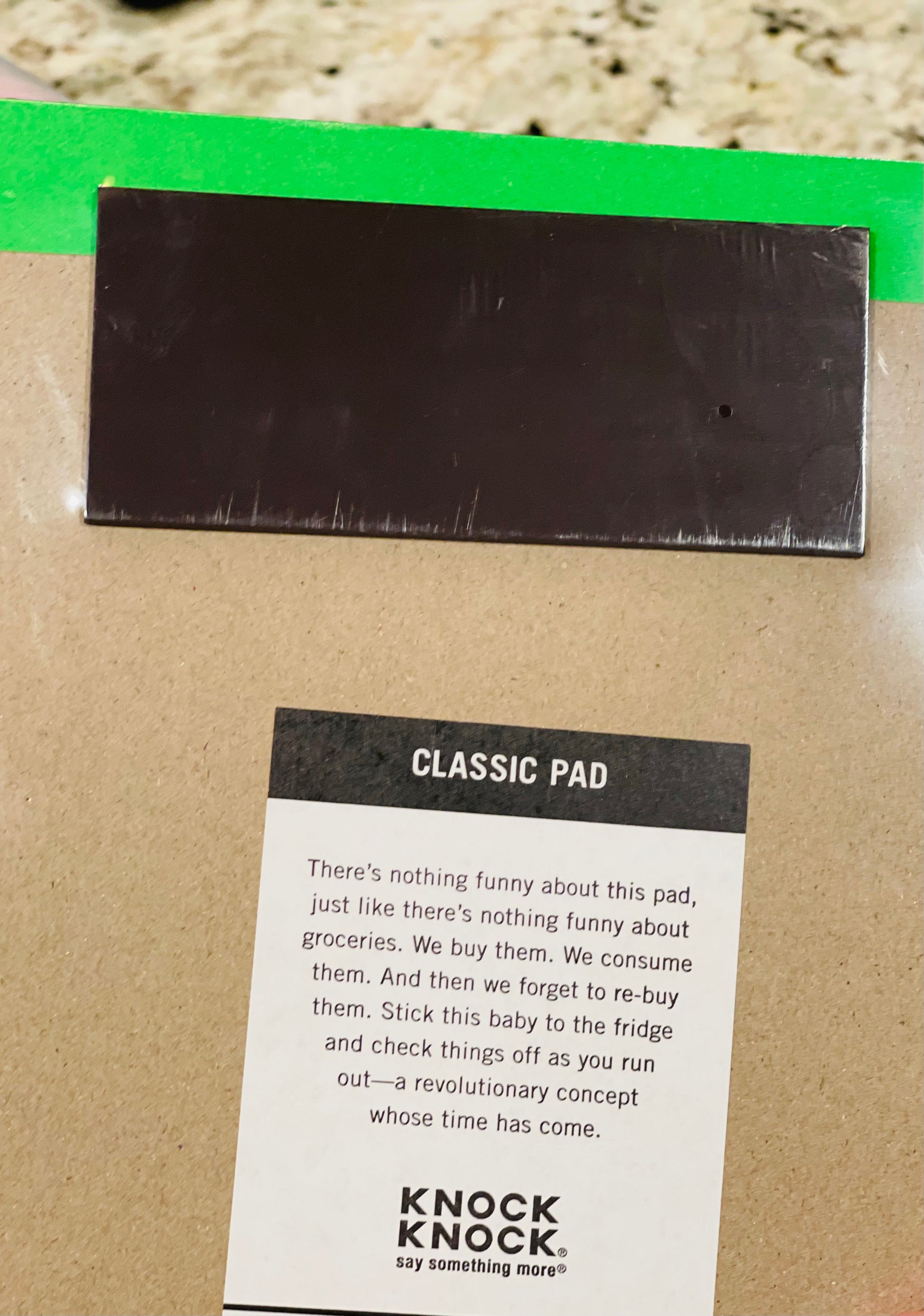 New Knock Knock pads magnetic “Out Of” checklist/grochery – You're ...