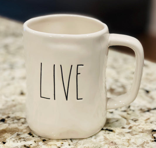 New Rae Dunn ceramic coffee mug- LIVE