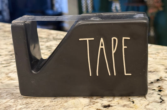 New Rae Dunn black ceramic TAPE dispenser