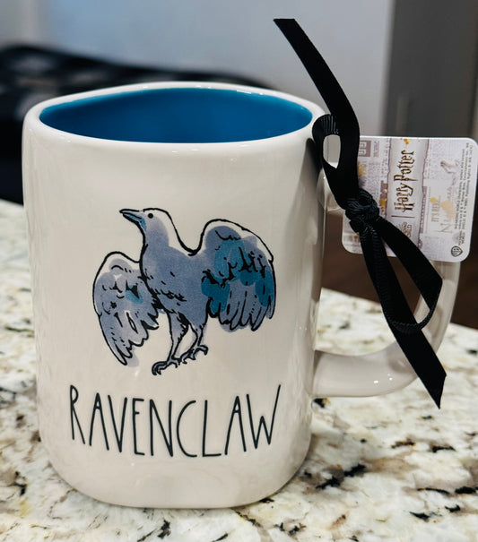 New Rae Dunn x HARRY POTTER white ceramic coffee mug RAVENCLAW