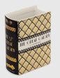 New small plaid ceramic book vase-The Great Gatsby