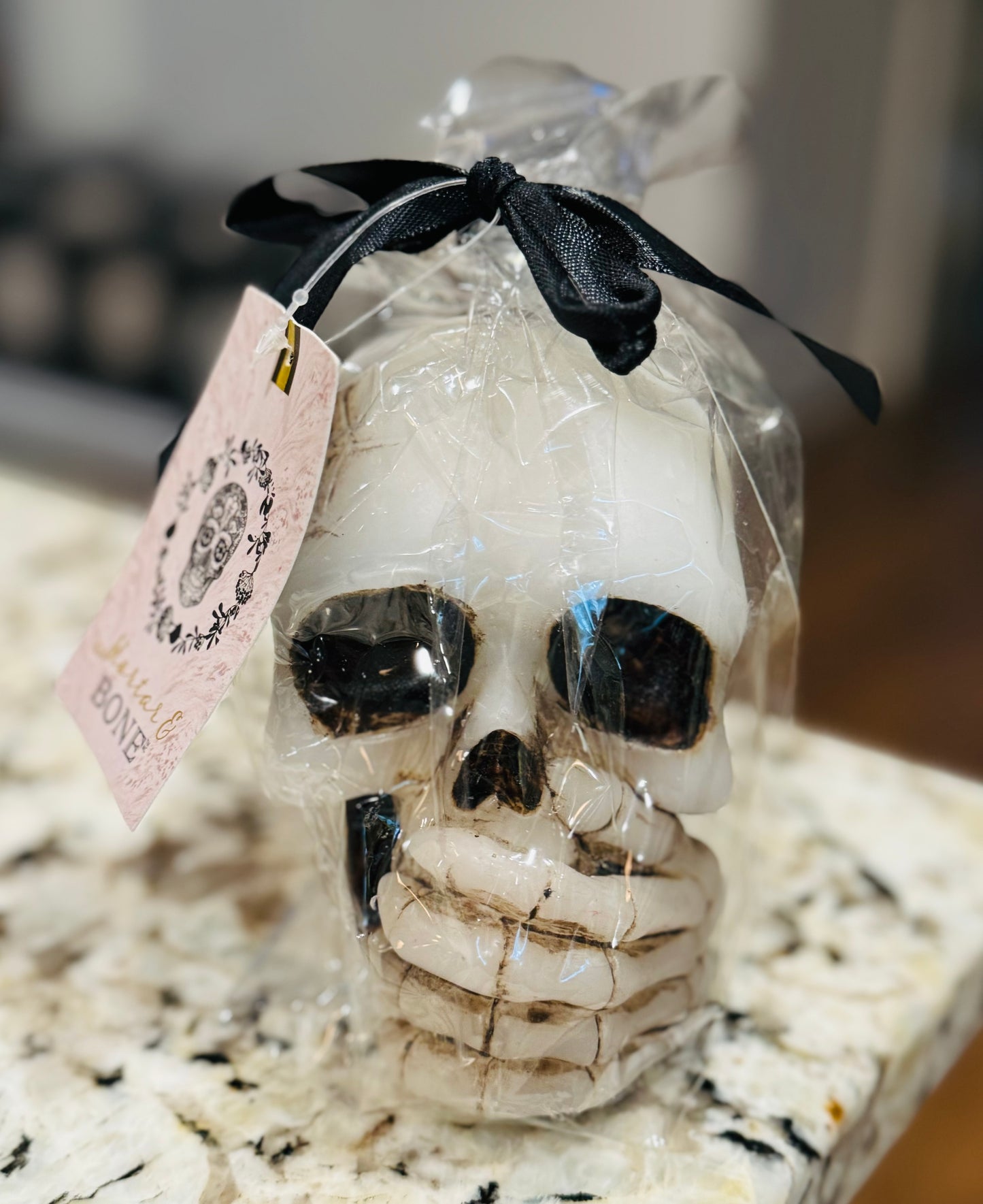 New Skull head Halloween 👻 candle decor