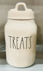 New Rae Dunn 8.25” ceramic canister TREATS