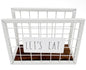 New Rae Dunn white metal LET’S EAT napkin holder