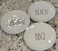 Rae Dunn 3-piece melamine plate set 10” SUNSHINE, BBQ, BEACH