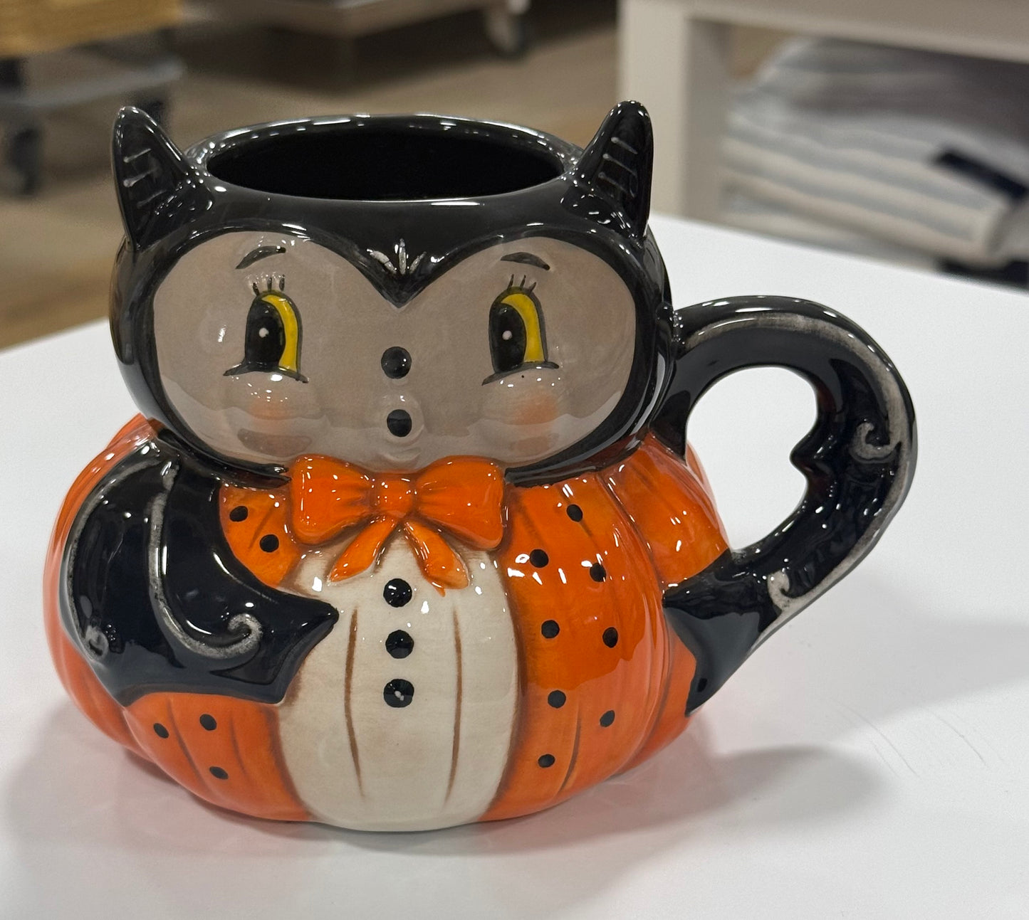 New release Joanna Parker ceramic Halloween critter coffee mug