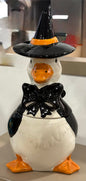 New ceramic Strawberry Street Halloween duck decor 7.5” storage jar