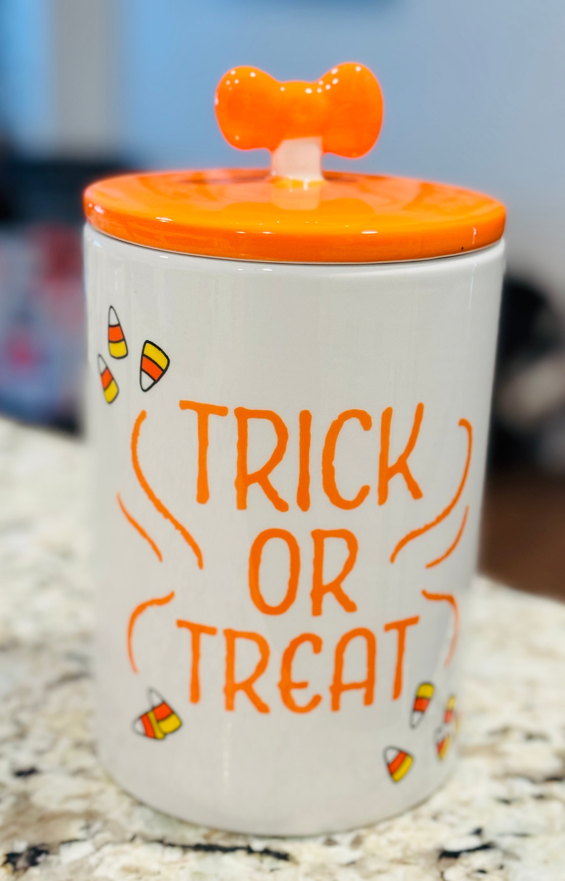 Rae Dunn Trick or fashion Treat Canister