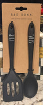 New Rae Dunn black 2-piece 3-piece kitchen utensil set FLIP/STIR