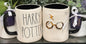 New Rae Dunn x HARRY POTTER ceramic eyeglasses coffee mug