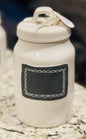 New Rae Dunn medium TAKE NOTE chalkboard canister 8.25”