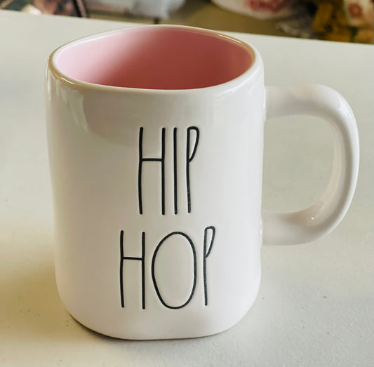 New Rae Dunn white ceramic Easter coffee mug decor HIP HOP