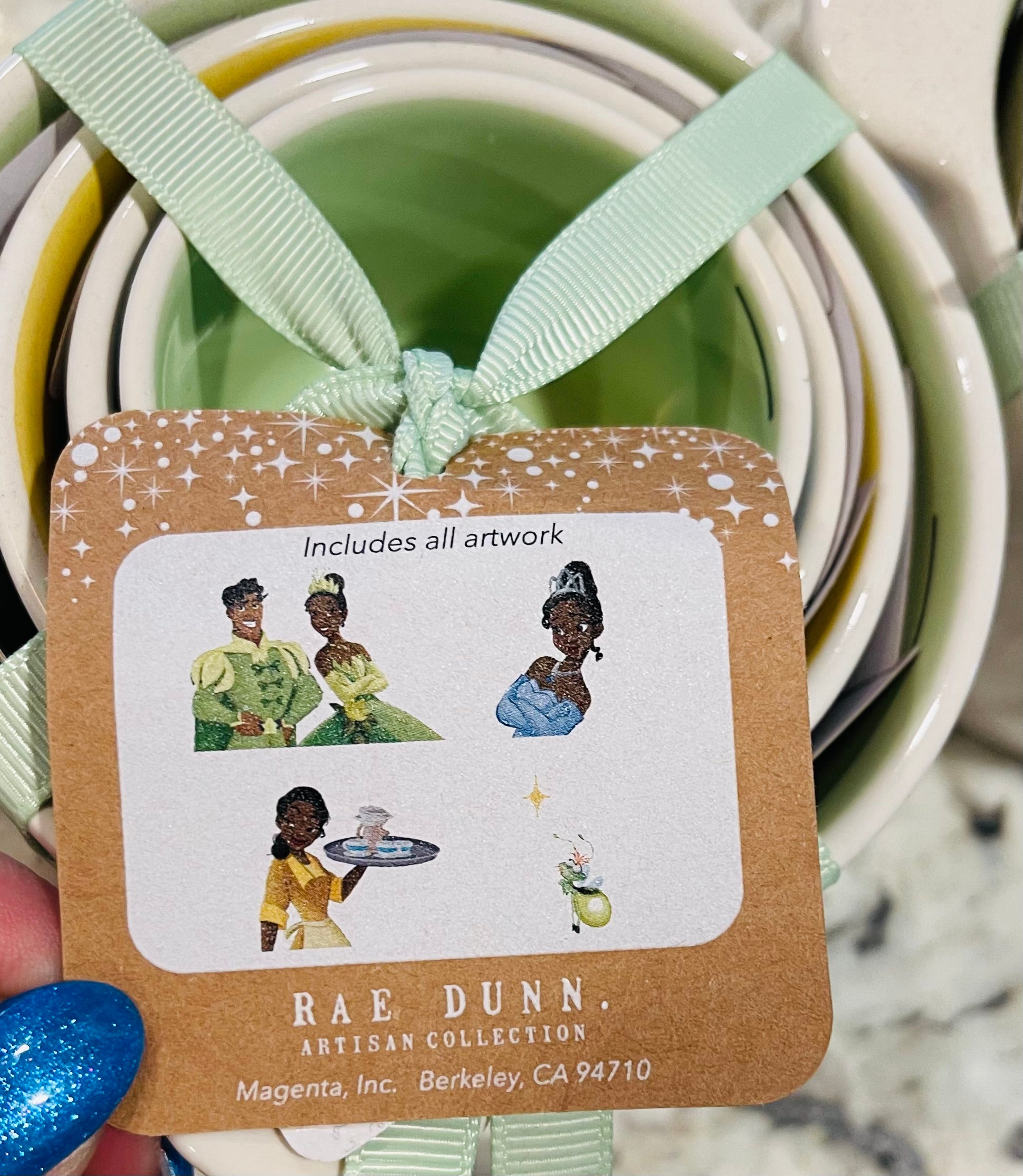 Rae Dunn Princess and the Frog good measuring cups