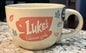 New wax resist ceramic 24oz Luke’s Gilmore Girls fall leaves coffee soup mug decor