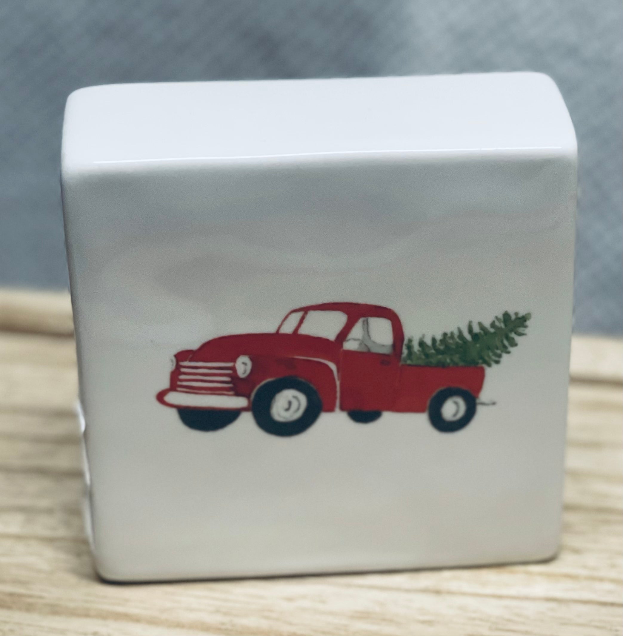 Rae Dunn Red Truck Home for outlets the Holidays Soup Bowls