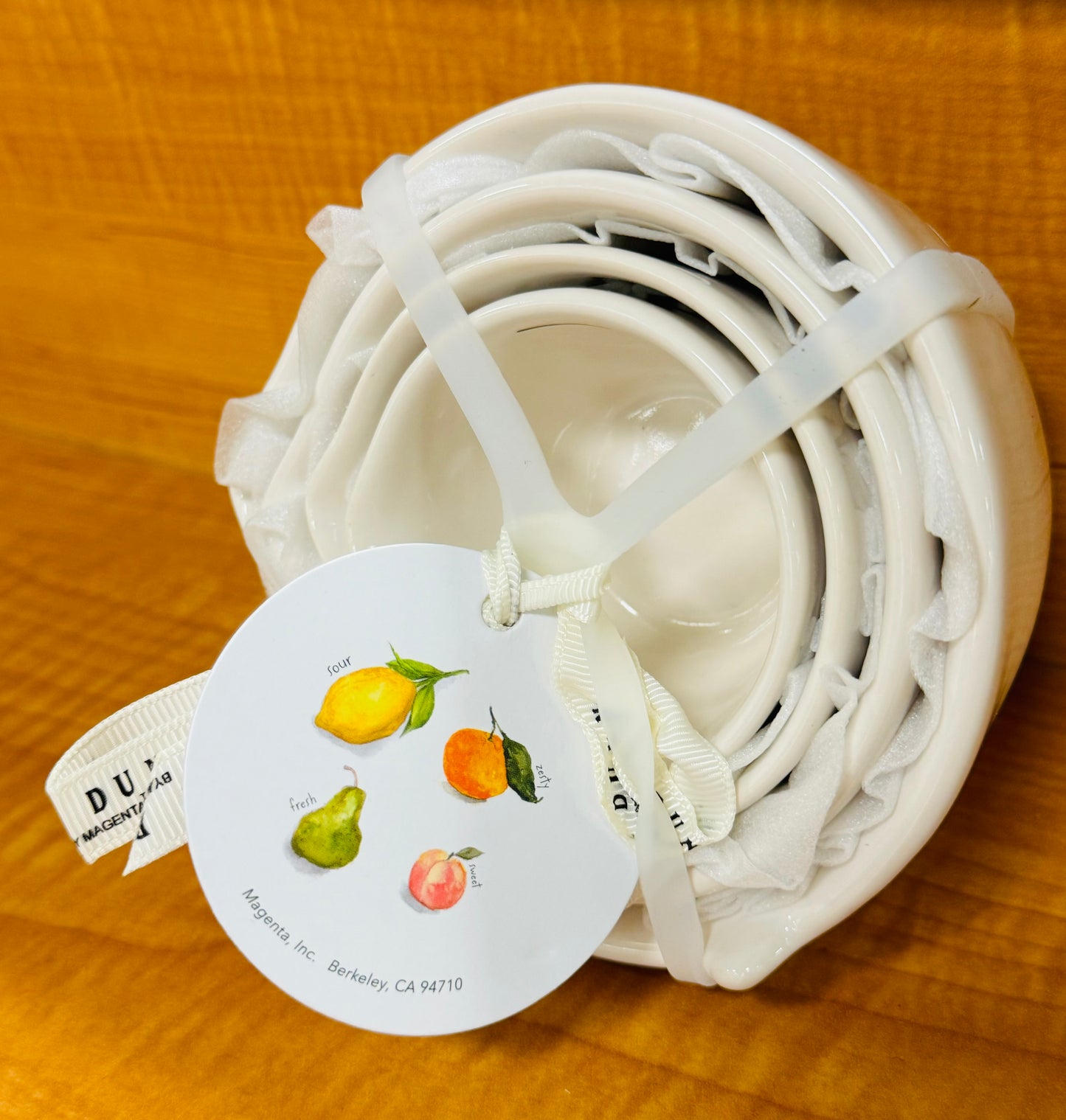 New Release! Rae Dunn ceramic fruit measuring cup set