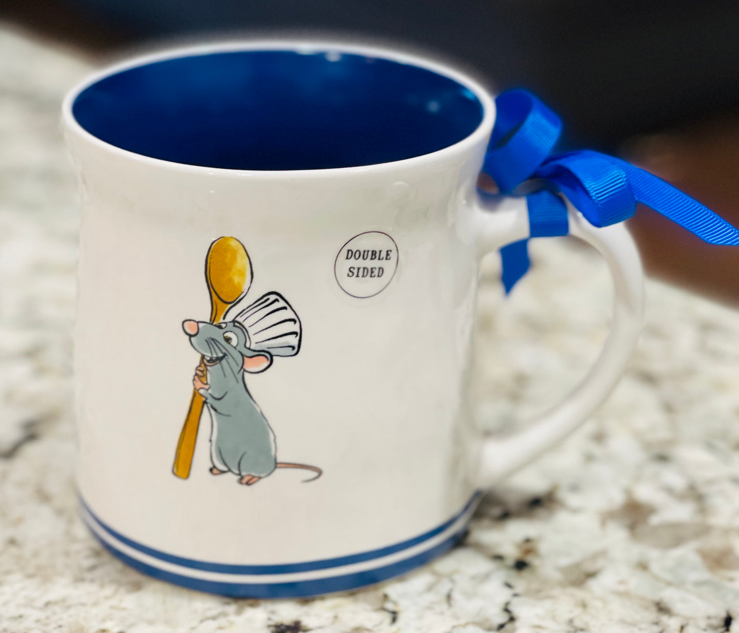 New Rae Dunn x Ratatouille white ceramic mug LE PETIT CHEF