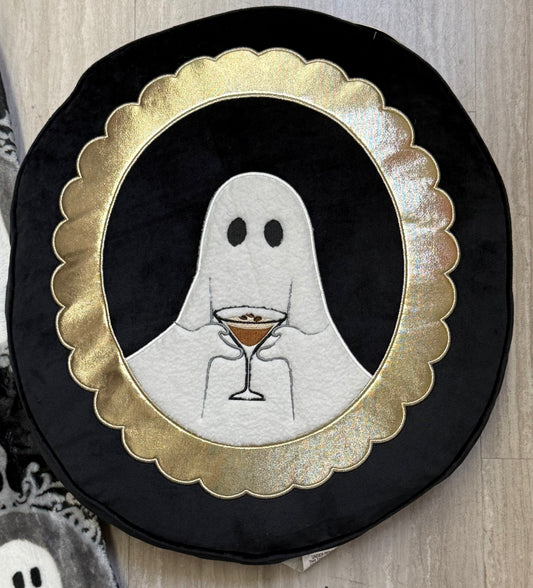 New Halloween espresso martini throw blanket & matching pillow Halloween ghost decor set 50x70 throw