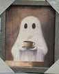 New 12x10 wood Halloween ghost coffee bar photo decor