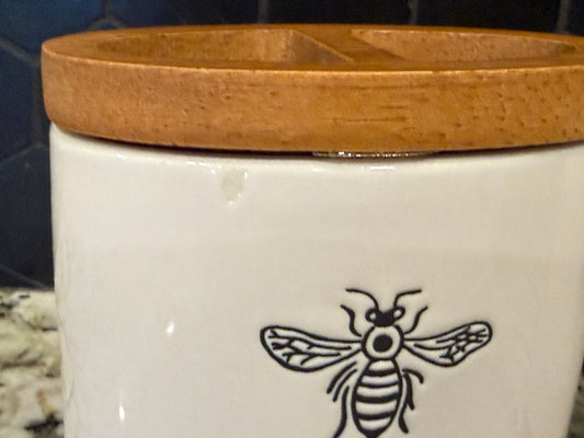 New Rae Dunn 3-piece 🐝 theme bathroom accessories set BRUSHES, RINSE, SOAP