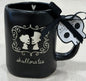 New Rae Dunn black ceramic Halloween coffee mug SKULLMATES