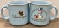 New blue ceramic Gilmore Girls coffee mug decor EVERYTHING IM MY LIFE HAS SOMETHING TO DO WITH COFFEE