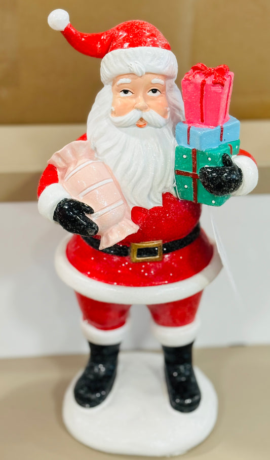 New Resin Santa candy land decor piece