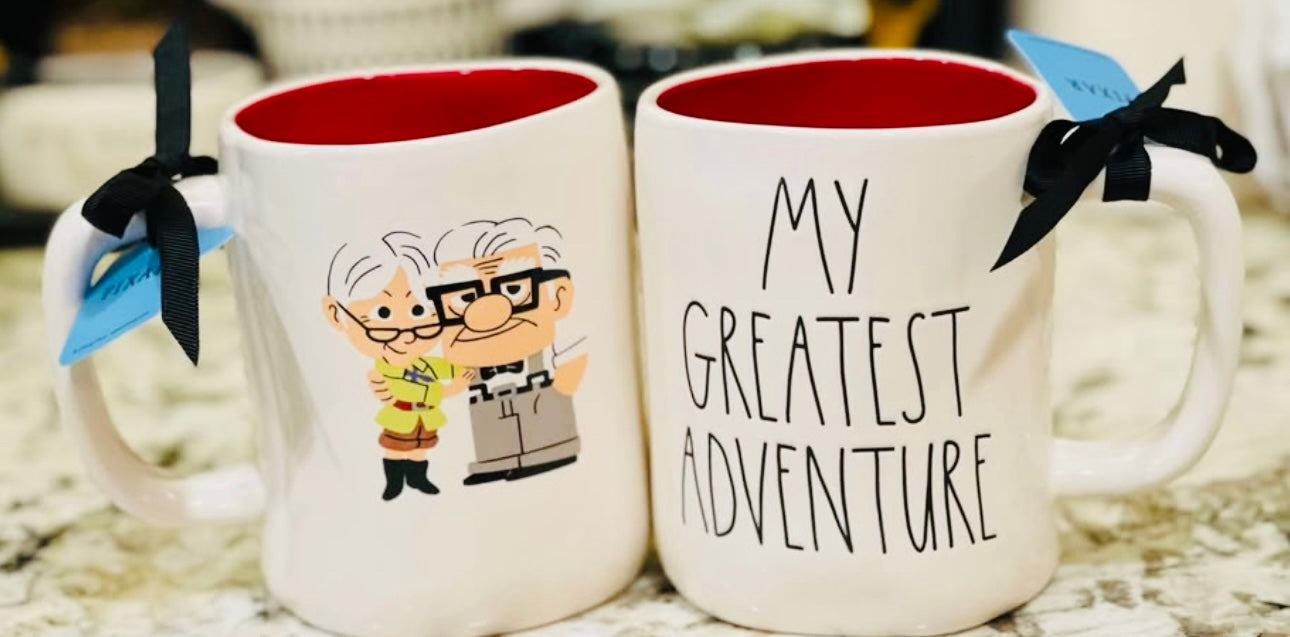 New Rae Dunn x Pixar’s UP! Ceramic coffee mug MY GREATEST ADVENTURE