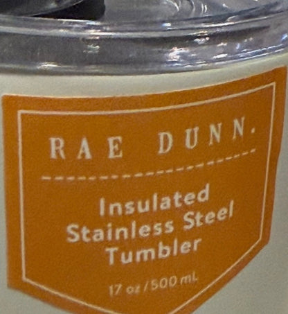 New Rae Dunn Halloween 17oz stainless drink tumbler SPOOKY