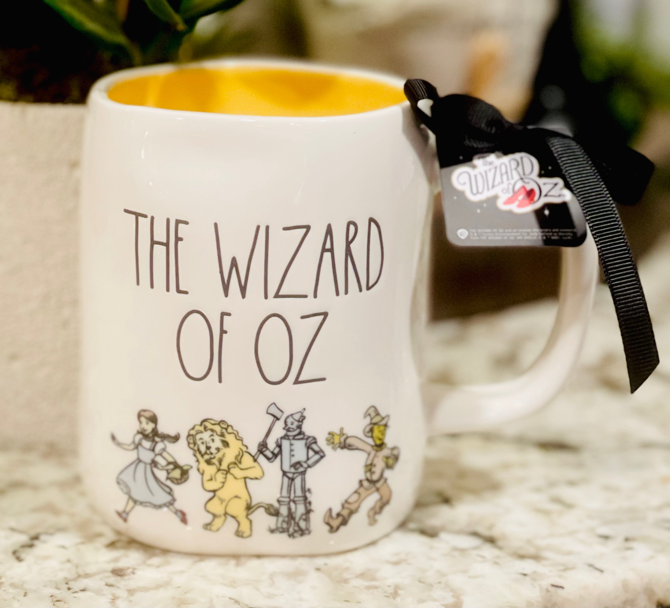 Rae Dunn Wizard top of Oz Mug