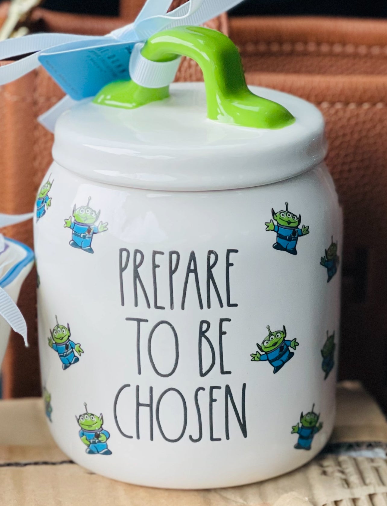 New Rae Dunn x Pixar’s Toy Store mini claw canister PREPARE TO BE CHOSEN