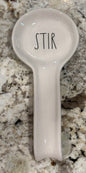 New Rae Dunn white ceramic STIR spoon rest