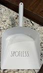 New Rae Dunn white SPOTLESS dust pan