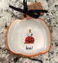 New Rae Dunn x Peanuts Snoopy ceramic Halloween treat dish BOO!