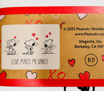 New Rae Dunn x Peanuts Snoopy dish drying mat LOVE MAKES ME DANCE