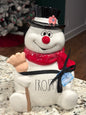 New Rae Dunn x Frosty the Snowman ☃️ ceramic cookie jar canister